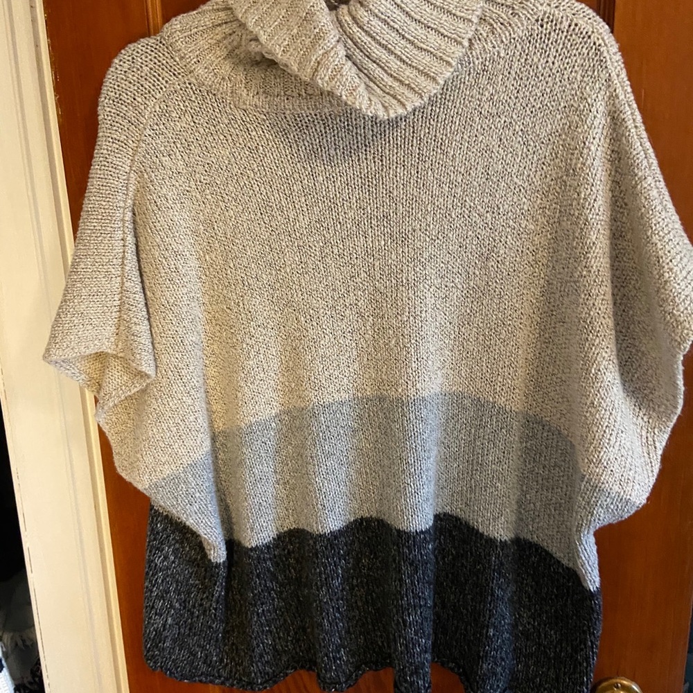 poncho sweater